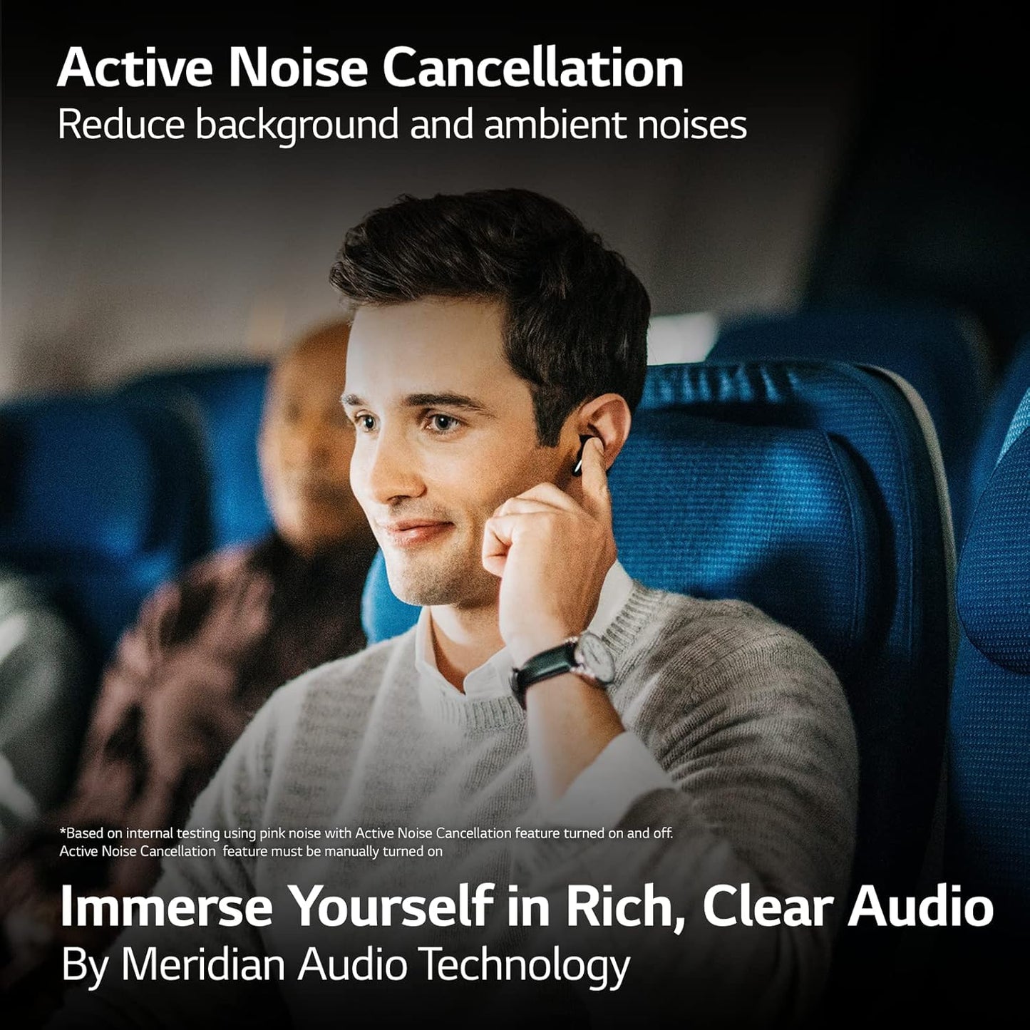 LG TONE-FP9 Free True Wireless Bluetooth Earbuds ANC UVnano Black