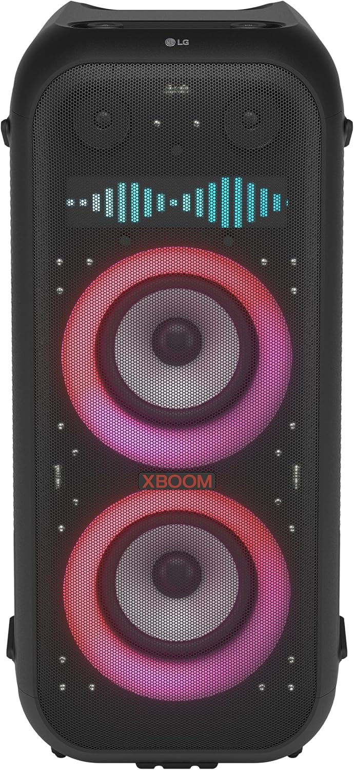 LG XL9T XBOOM Portable Tower Speaker Pixel LED — main product image