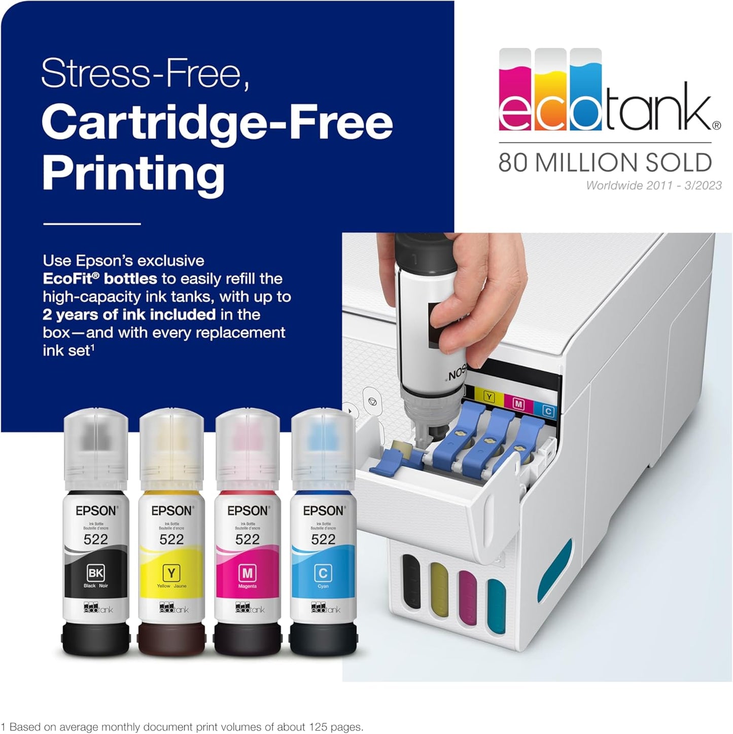 Epson ET-2800 White EcoTank All-in-One Supertank Printer