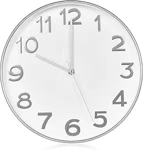 RCA RCWC20GW 11.5" Grey Decorative Wall Clock