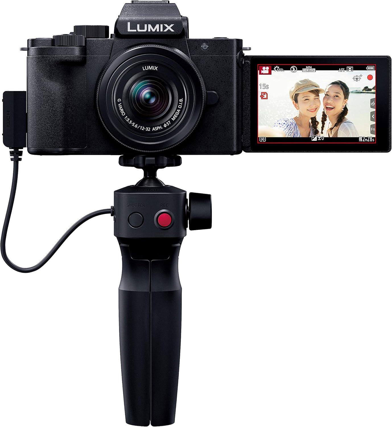 Panasonic DC-G100V-K Lumix G100 4K Mirrorless Camera 12-32mm Lens