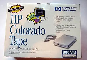 HP Colorado T1000E 800MB External Tape Drive