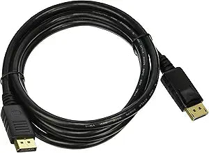 ViewSonic CB-00010555 6ft DisplayPort Cable Black