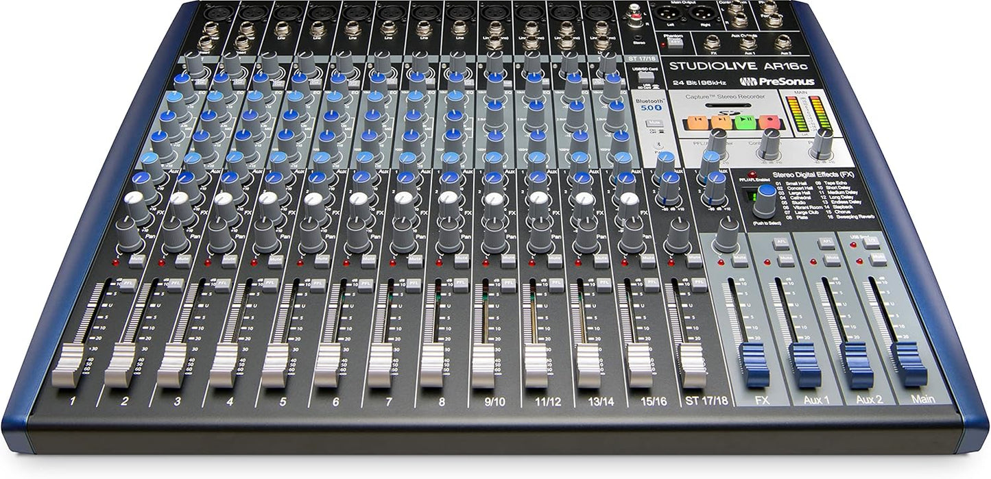 PreSonus StudioLive AR16c 18-Ch Hybrid Mixer USB-C