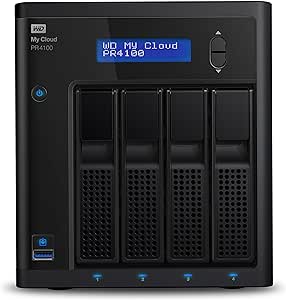 Western Digital WDBNFA0160KBK-NESN 16TB My Cloud Pro NAS — main product image