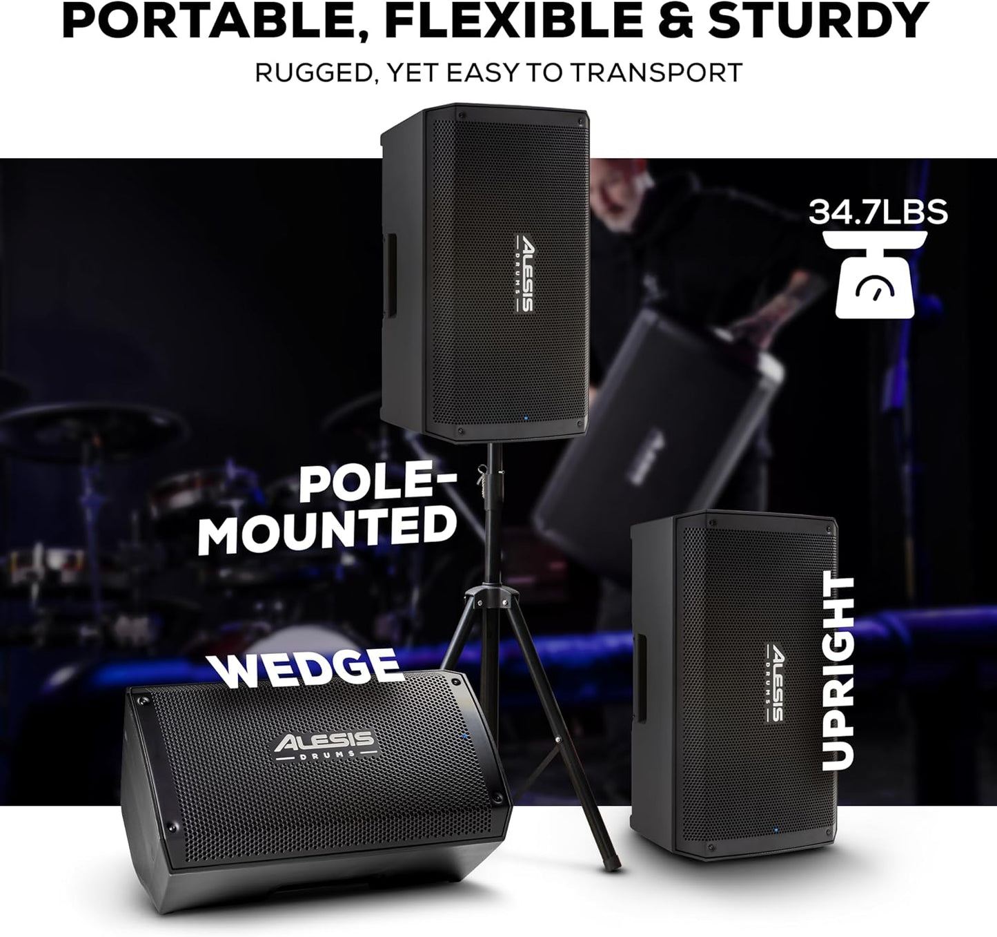 Alesis STRIKEAMP12MK2XEUK 2500W Electric Drum Amp