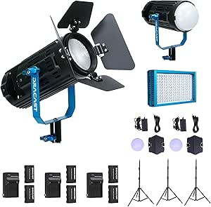 Dracast DRFINKB Bicolor LED Field Interview Lighting Kit