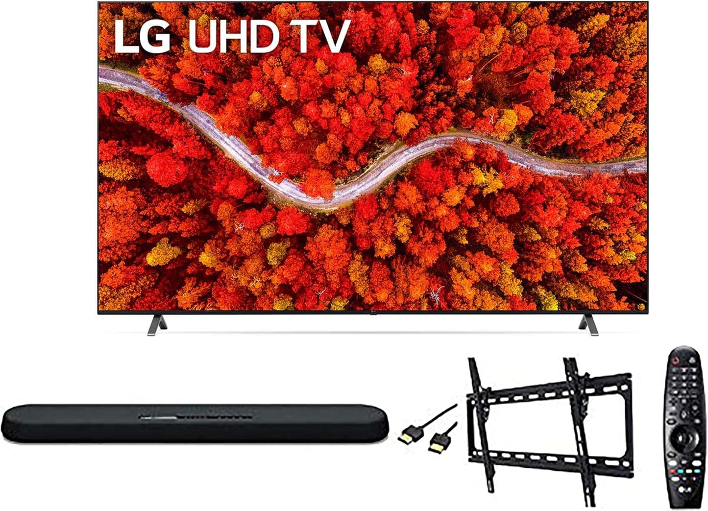 LG 86UP8770 86" 4K Smart UHD TV Bundle