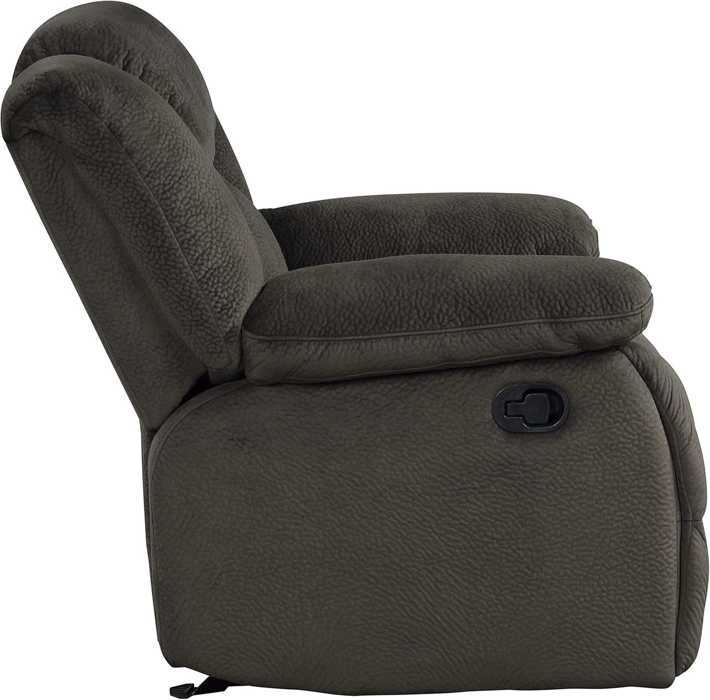 Lexicon 194840134480 Chocolate Reclining Loveseat Console