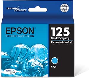 Epson T125220-S DURABrite Cyan Standard Capacity Ink Cartridge