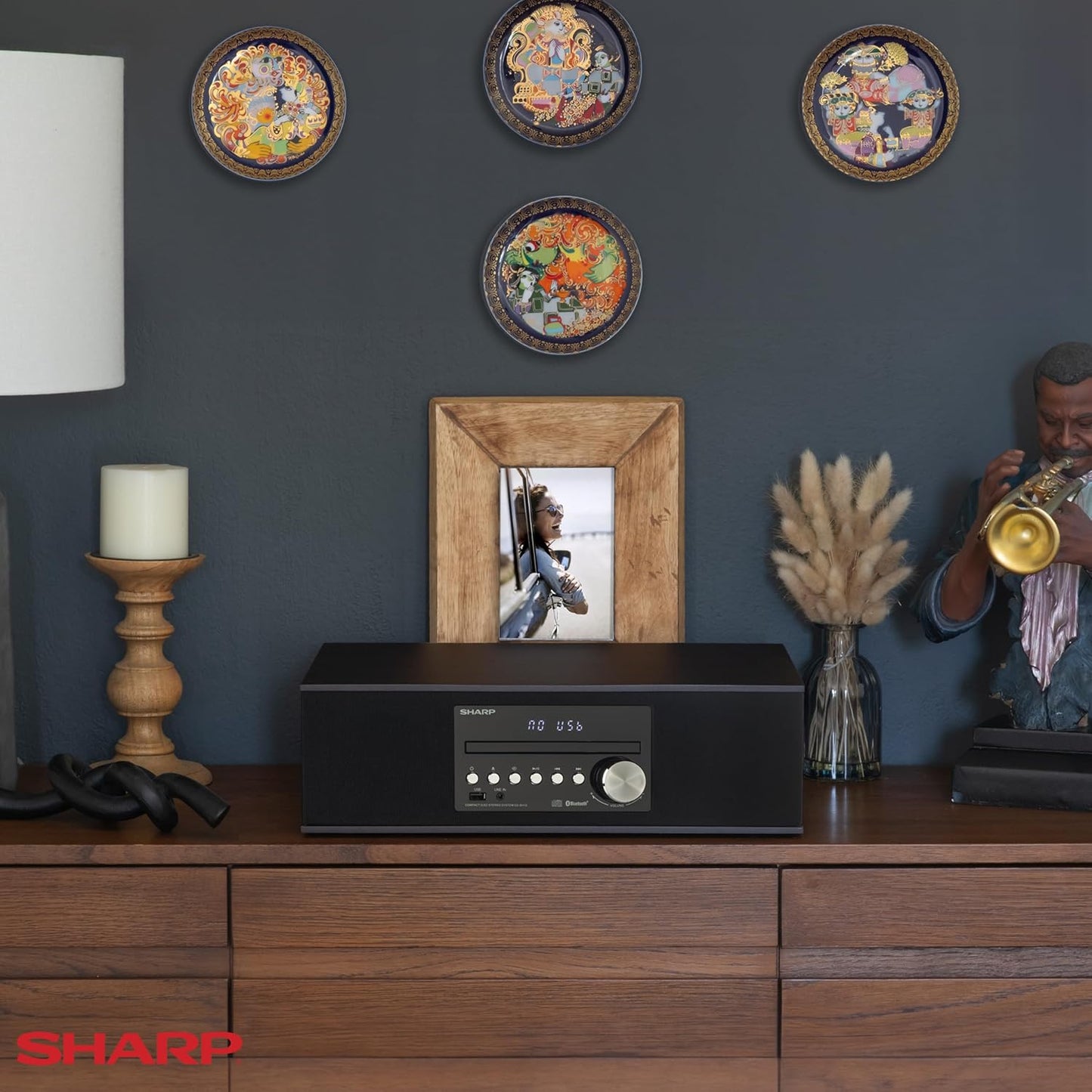 Sharp CD-BH10 Retro Bluetooth Micro Component System