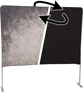 Manfrotto MLVC2201BS Video Conference Background - Black/Smoke