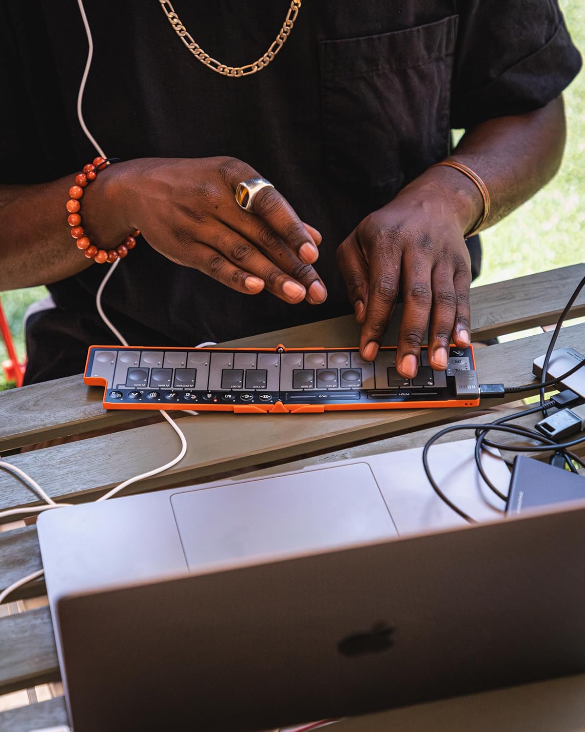Korg NANOKEY-FD LO Foldable MIDI Keyboard Orange