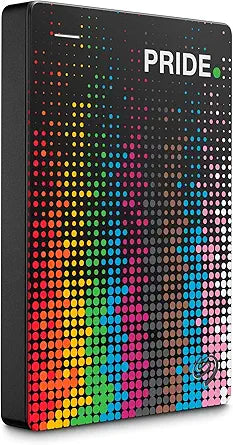 Seagate Pride Drive 2TB External HDD - USB 3.0, LGBTQ+ Limited Edition — main product image
