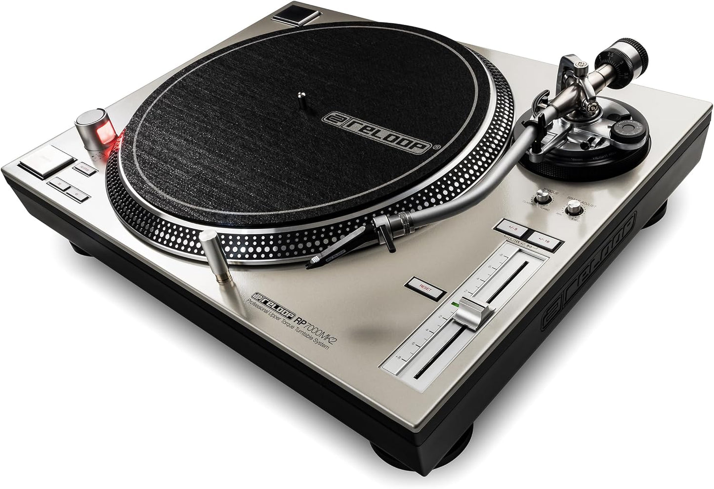 Reloop AMS-RP-7000-MK2-SLV Professional Direct Drive Turntable
