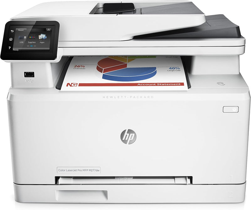 HP M277dw Wireless Color LaserJet Printer (Renewed) — main product image