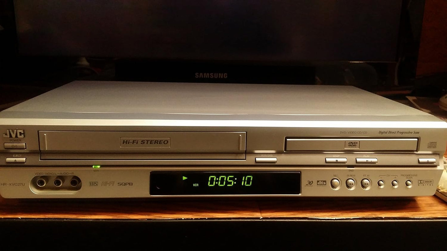 JVC HRXVC27U DVD/VRC Combo Progressive Scan Silver