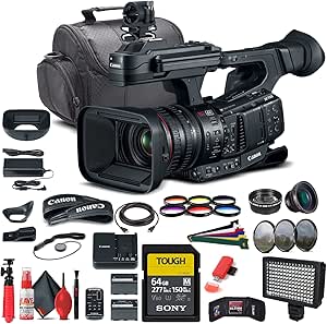 Canon XF705 4K XF-HEVC Pro Camcorder Bundle
