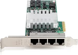 HP NC364T PCIe 4-Port Gigabit Server Adapter — main product image