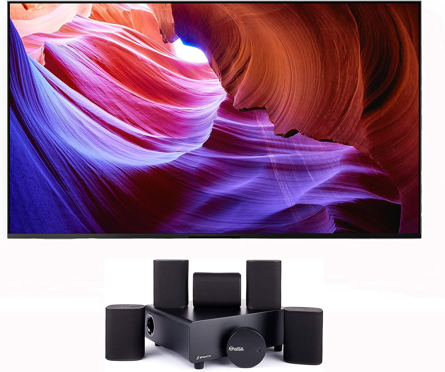 Sony BNDL_KD43X85K 43" 4K TV Platin MILAN 5.1 Sound System (Used)