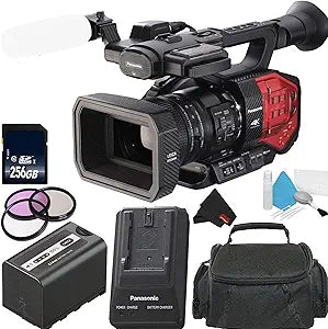 Panasonic AG-DVX200PJ 4K Camcorder Leica Lens Bundle