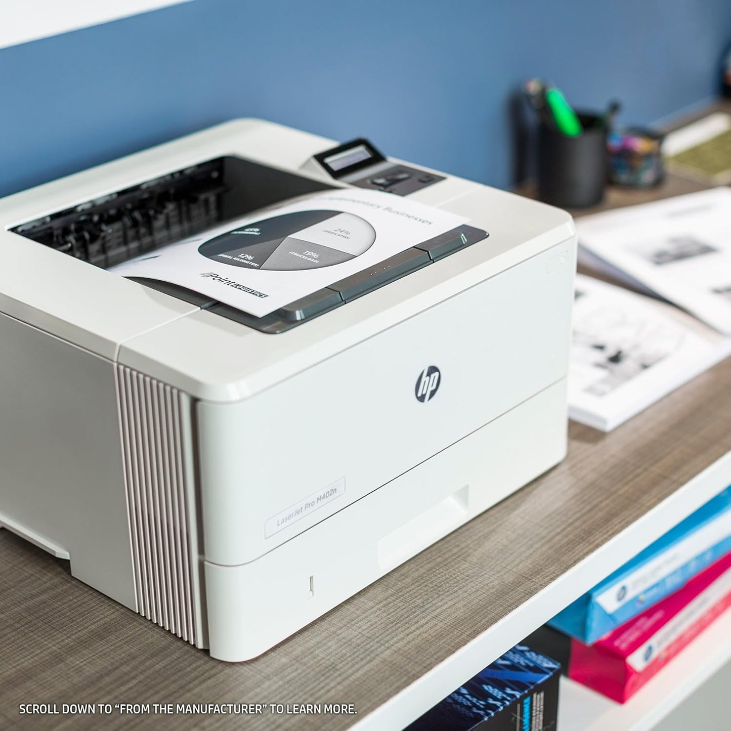 HP 0 LaserJet Pro M402n Renewed Monochrome Printer