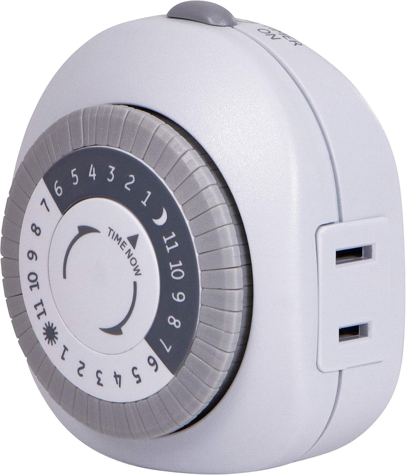 GE 15152 - 24-Hour Indoor Mechanical Outlet Timer — main product image
