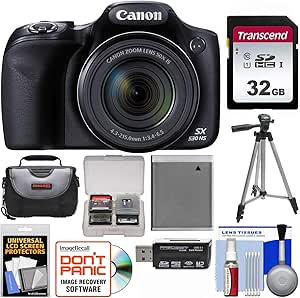 Canon PowerShot SX530 HS WiFi Digital Camera Kit (Renewed)