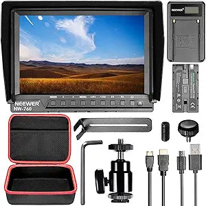 Neewer 90092665 7" 4K Camera Field Monitor Kit