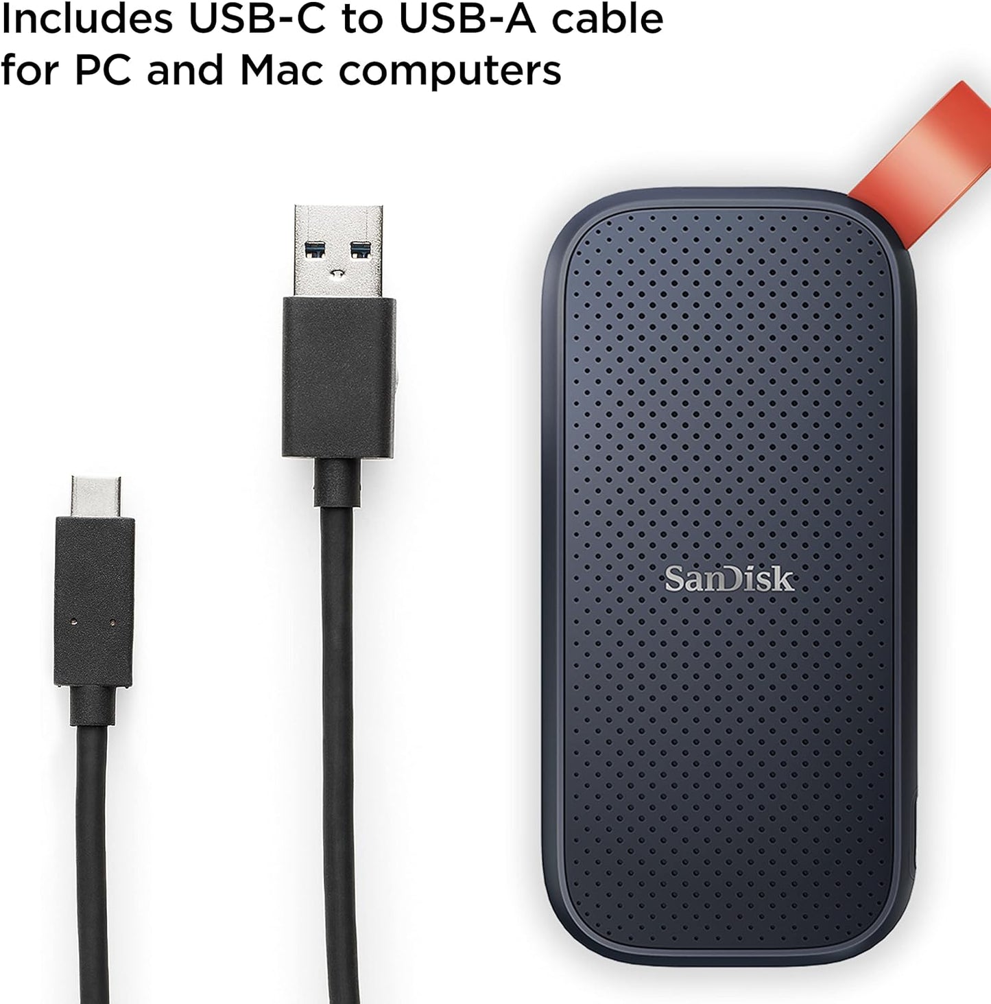 SanDisk SDSSDE30-1T00-G26 1TB Portable SSD USB-C