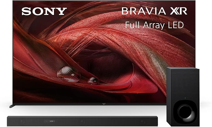 Sony X95J 75 Inch 4K TV with Z9F Soundbar — main product image