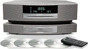 Bose Wave Music System Titanium Silver Multi-CD Changer