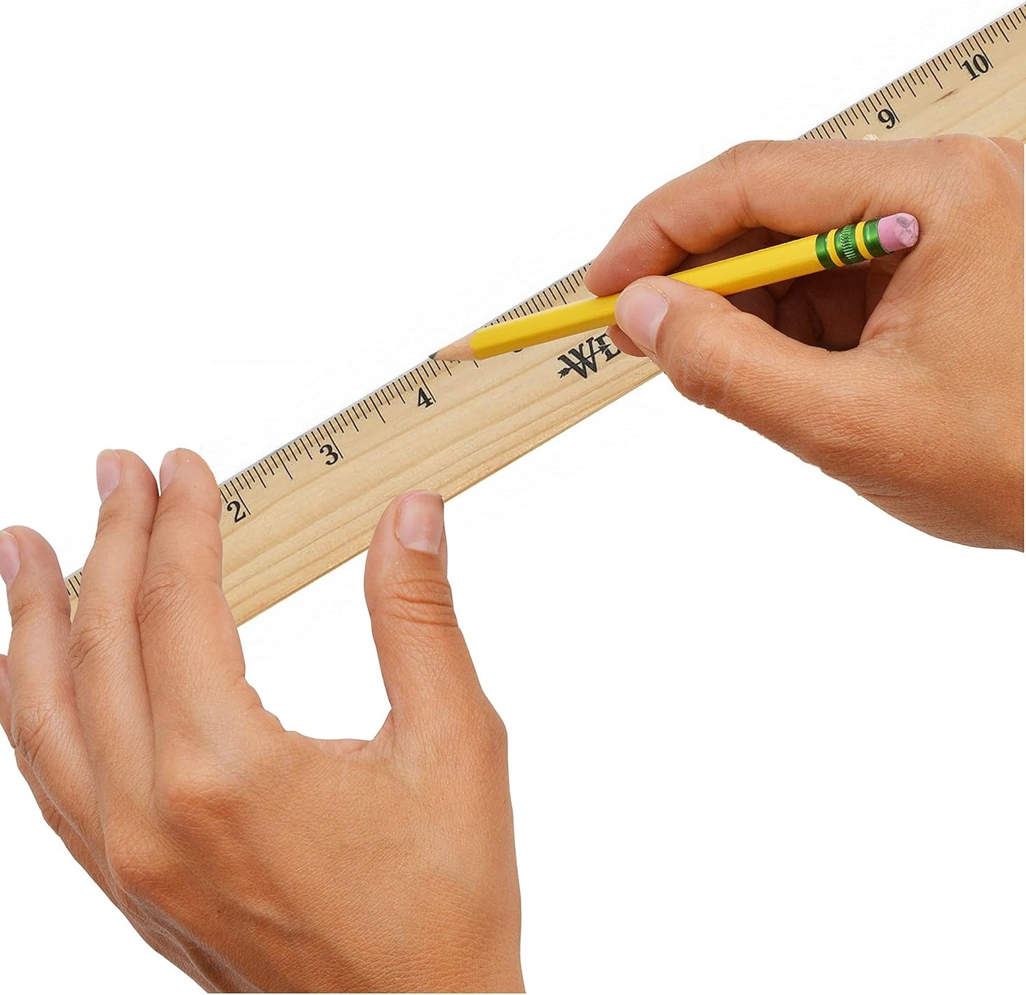 Westcott 10381 12 Inch Wooden Ruler