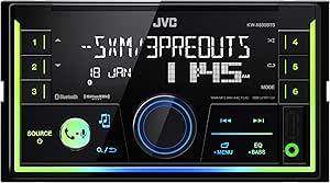 JVC KW-SX83BTS in-Dash Receiver Front USB Bluetooth Renewed
