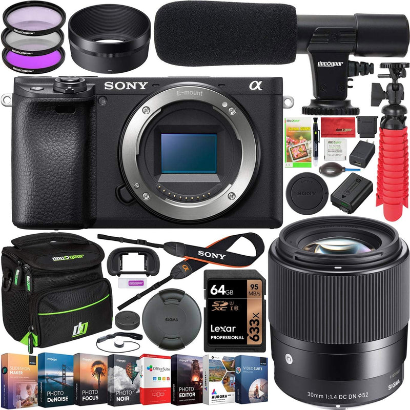 Sony E46SNILCE6400B a6400 4K Mirrorless Camera Bundle — main product image