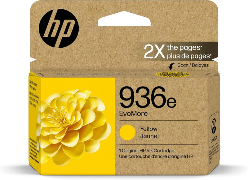 HP 4S6V5LN 936e EvoMore Yellow Ink Cartridge — main product image