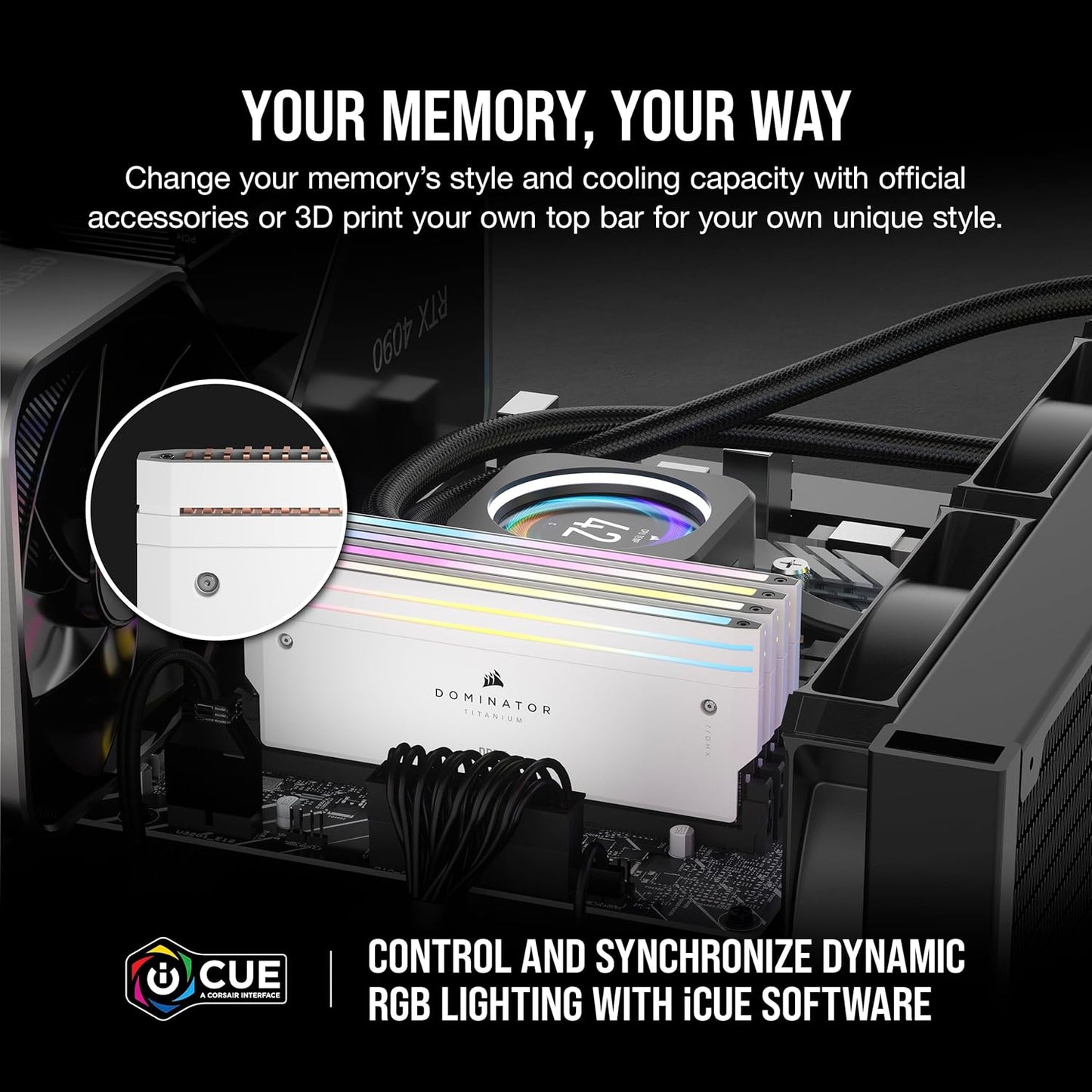 Corsair CMP32GX5M2B6000C30W Dominator Titanium 32GB DDR5 6000MHz