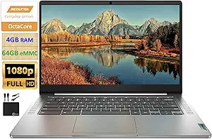 Lenovo Chromebook 3 14" FHD Laptop 4GB 64GB eMMC