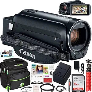 Canon VIXIA HF R800 57x Zoom Camcorder Bundle — main product image