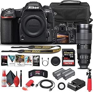 Nikon D500 DSLR Camera with 200-500mm Lens Renewed