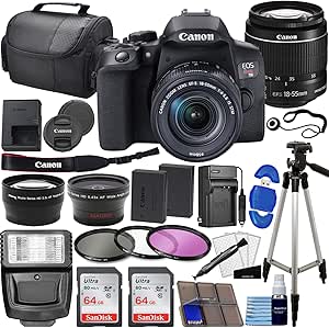 Canon EOS Rebel T8i DSLR Camera Bundle