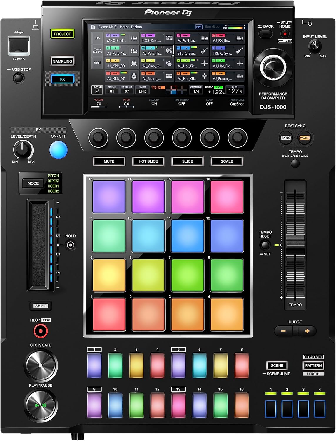 Pioneer DJ DJS1000 Standalone Sampler Sequencer Effects
