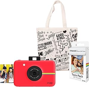 Polaroid AMZASK7SP01R Snap Instant Digital Camera Red Kit
