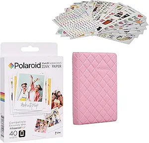Polaroid AMZASK4Z3X440 3.5x4.25 Premium Zink Sticker Paper Kit