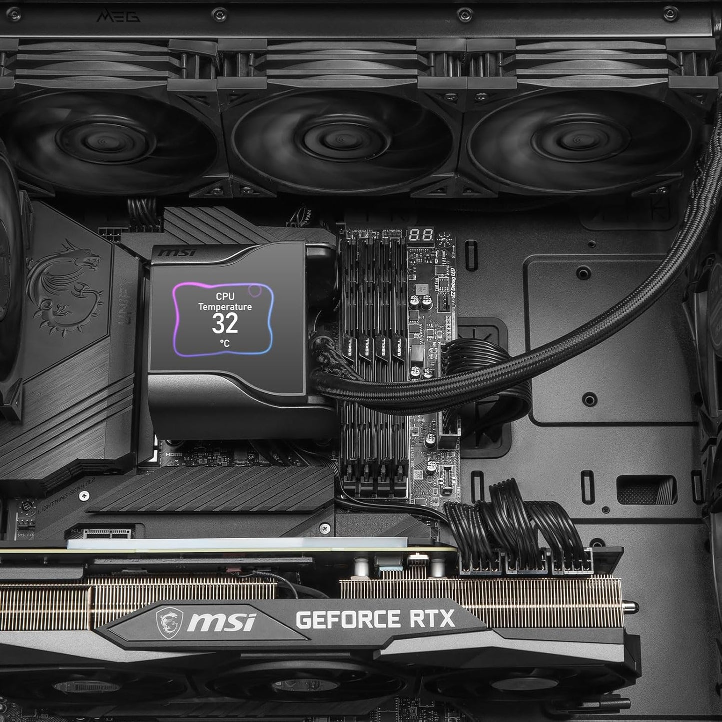 MSI CLS360 MEG CoreLiquid S360 AIO Liquid CPU Cooler