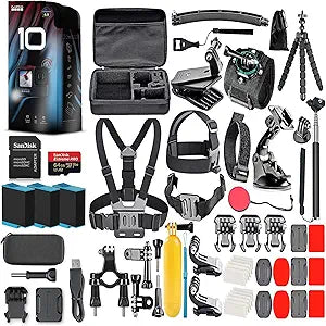 GoPro CHDHX-1001-XX_EDI_4 HERO10 Black Action Camera Bundle