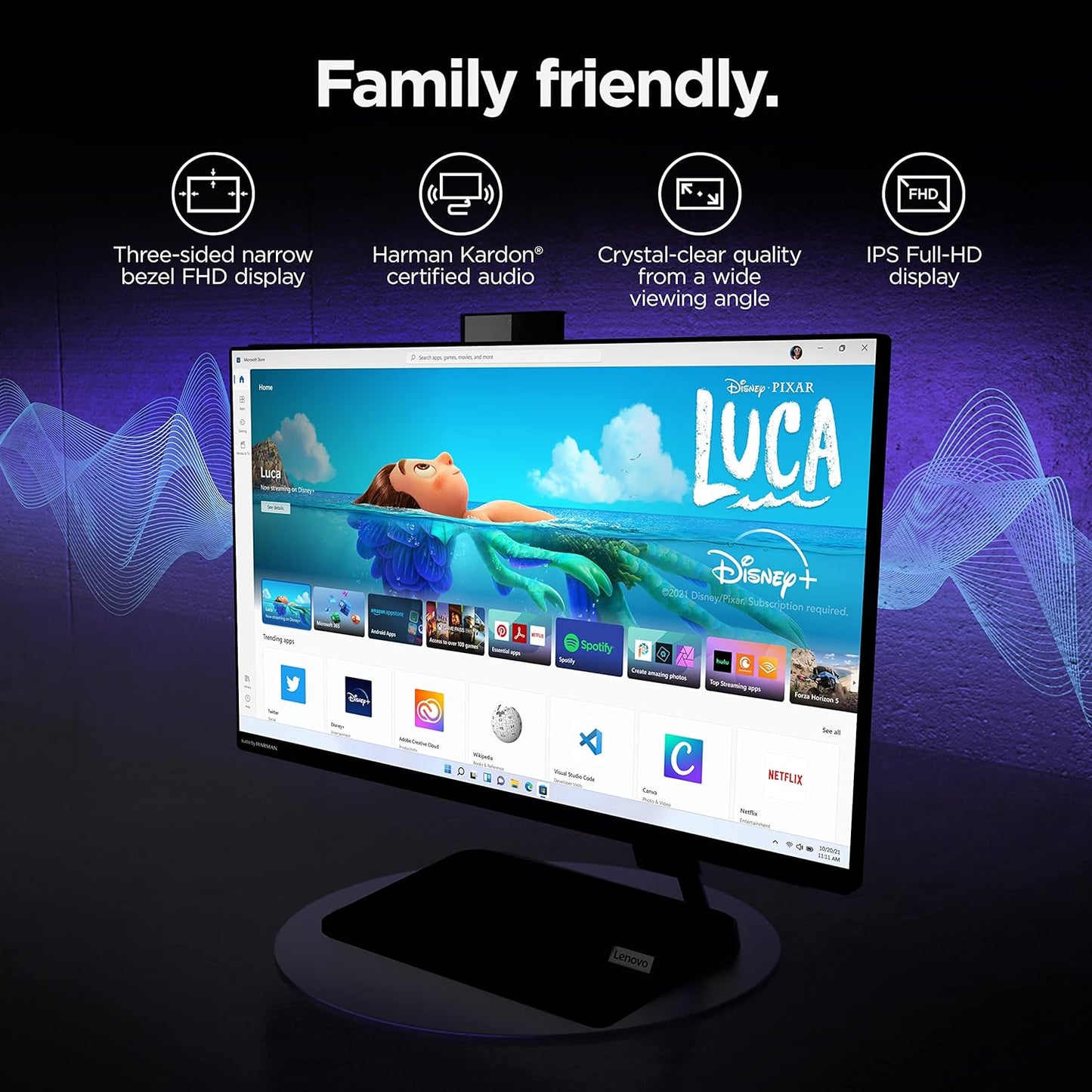 Lenovo F0GJ0090US IdeaCentre AIO 3i Touch Desktop