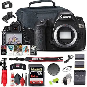Canon 0581C002 EOS 5DS DSLR Camera Bundle Renewed