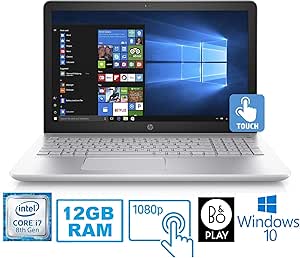 HP Pavilion 15-CC i7 FHD Touchscreen Laptop (Renewed)