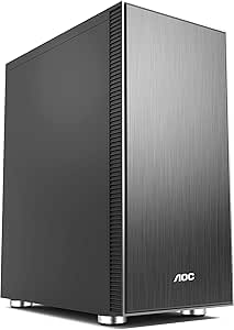 AOC CB310D Classic Midi ATX PC Case - Black